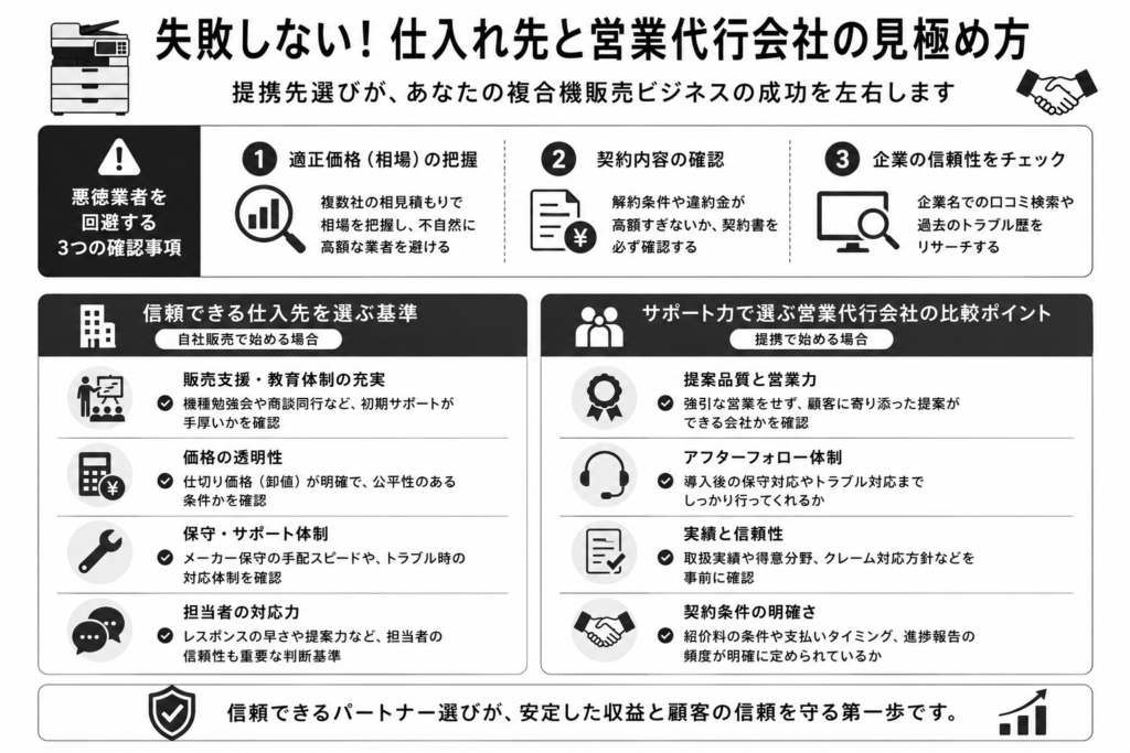 失敗しない!仕入れ作と営業代行の見極め方について