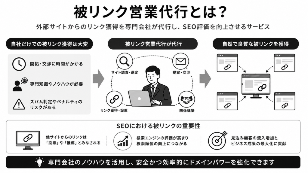 被リンク営業代行とは?SEOにおける重要性と基本知識について