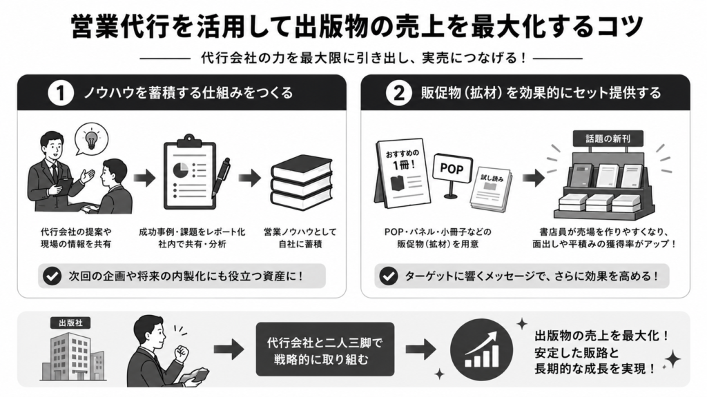 営業代行を活用して出版物の売上を最大化するコツを紹介!
