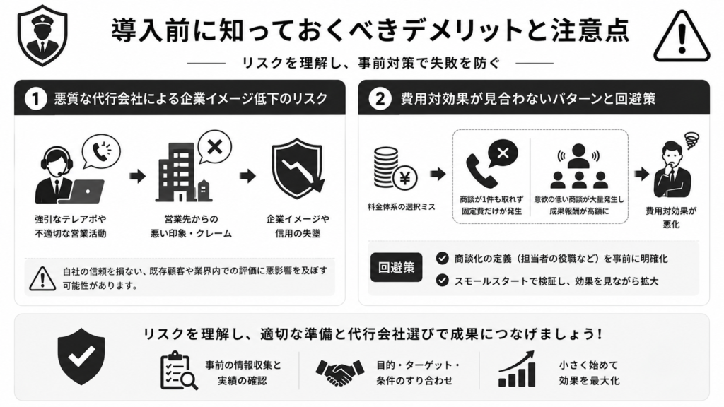 導入前に知っておくべきデメリットと注意点