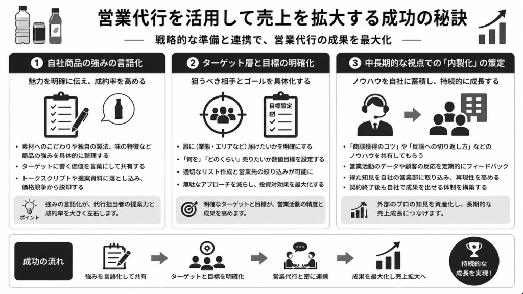 営業代行を活用して売上を拡大する成功の秘訣
