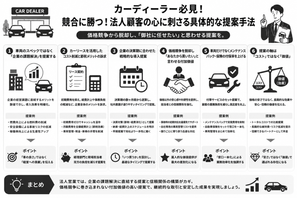 競合に勝つ!法人顧客の心に刺さる具体的な提案手法