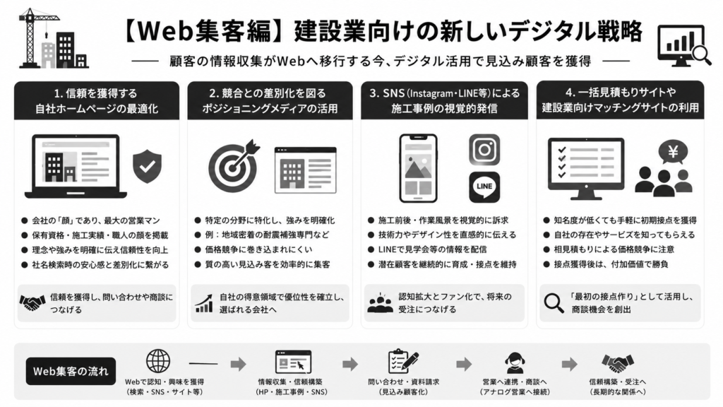 【Web集客編】建設業向けの新しいデジタル戦略
