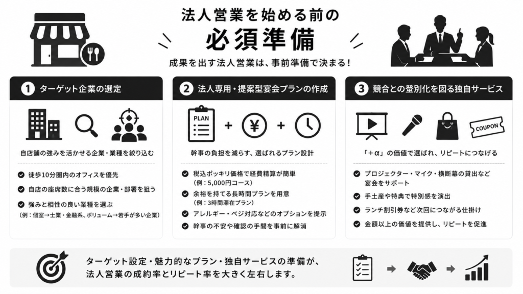 法人営業を始める前の必須準備