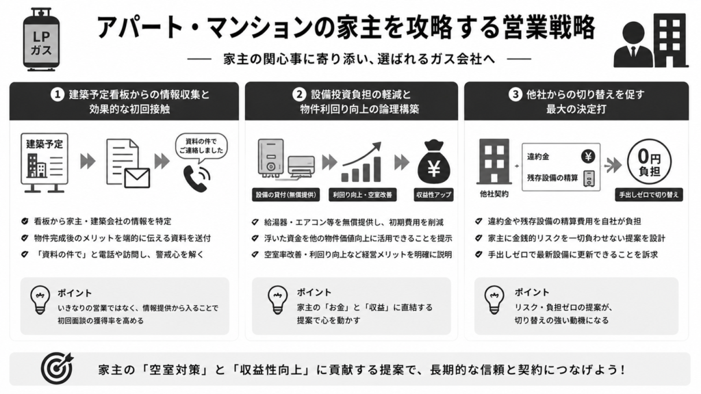 アパート・マンションの家主を攻略する営業戦略