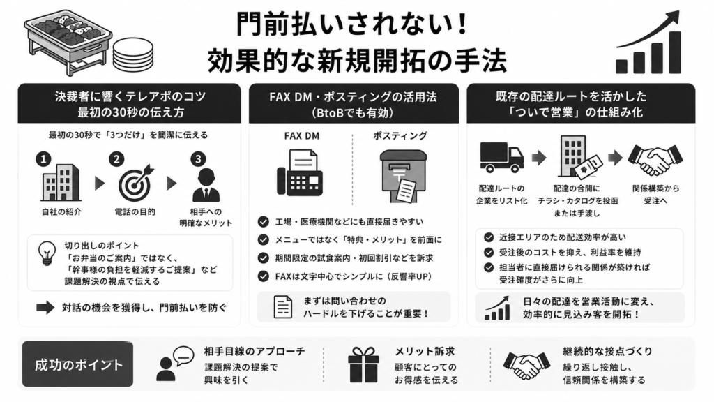 門前払いされない!効果的な新規開拓の手法