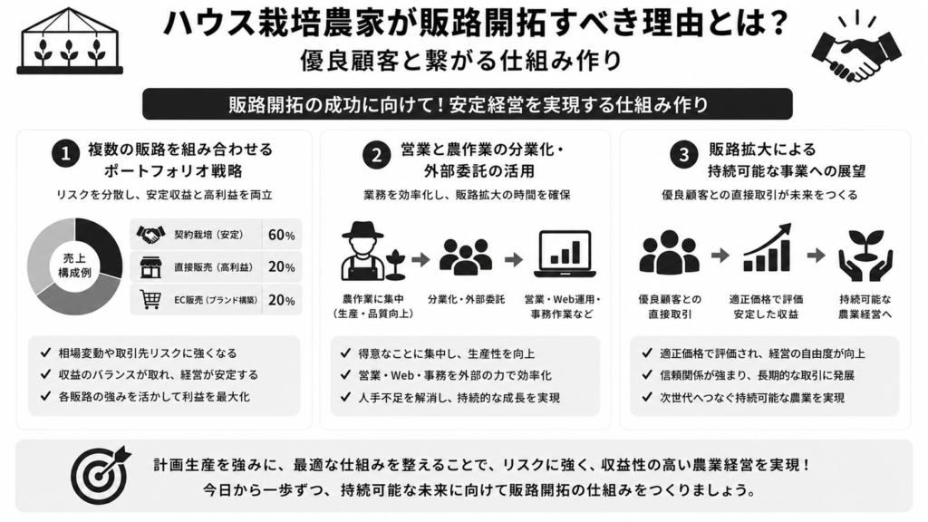 販路開拓の成功に向けて!安定経営を実現する仕組み作り