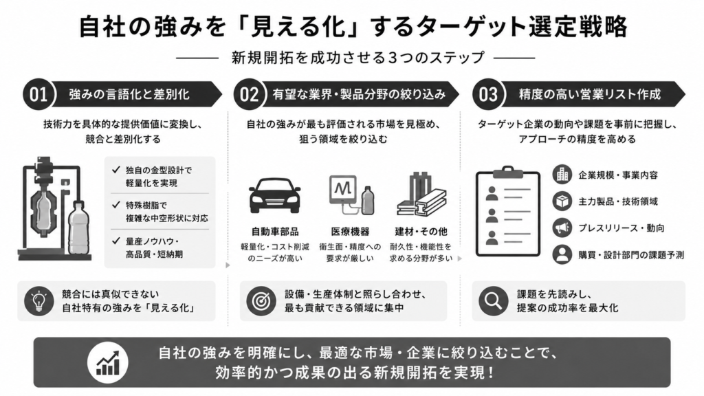 自社の強みを「見える化」するターゲット選定戦略
