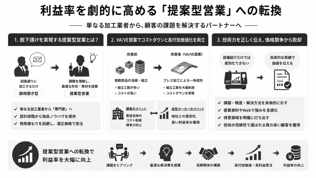利益率を劇的に高める「提案型営業」への転換
