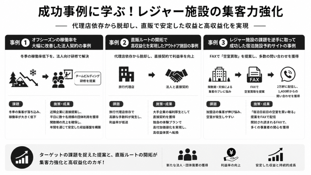 成功事例に学ぶ!レジャー施設の集客力強化