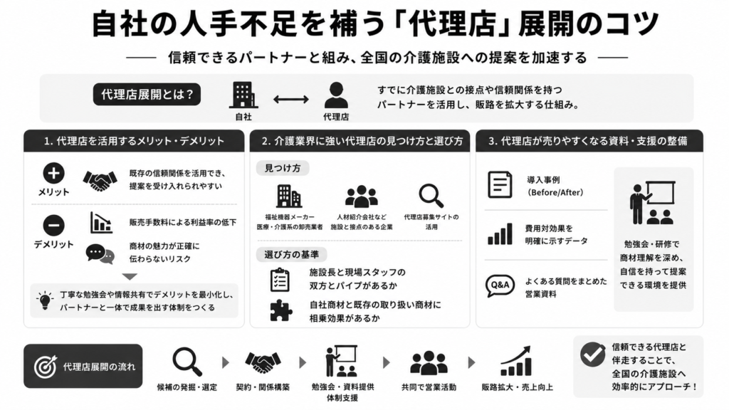 自社の人手不足を補う「代理店」展開のコツ