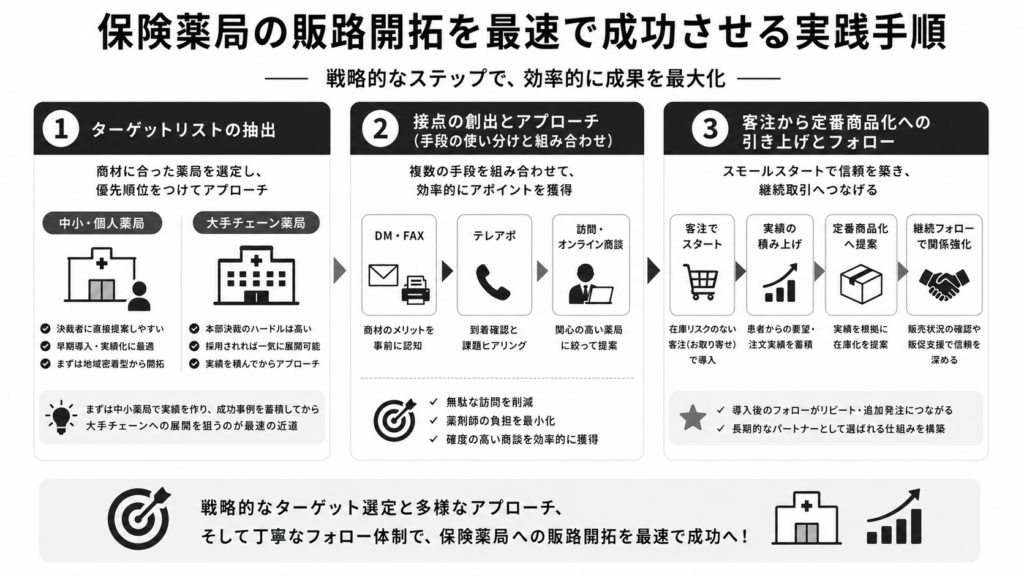 保険薬局の販路開拓を最速で成功させる実践手順