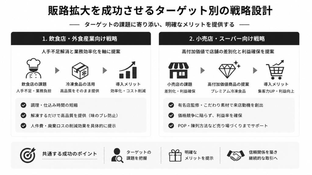 販路拡大を成功させるターゲット別の戦略設計