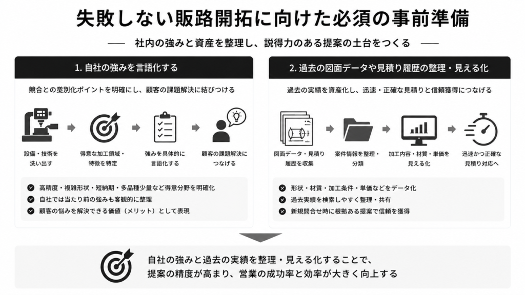失敗しない販路開拓に向けた必須の事前準備