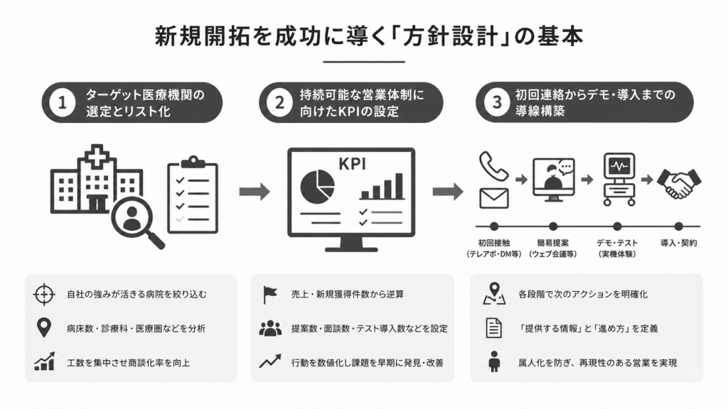 新規開拓を成功に導く「方針設計」の基本