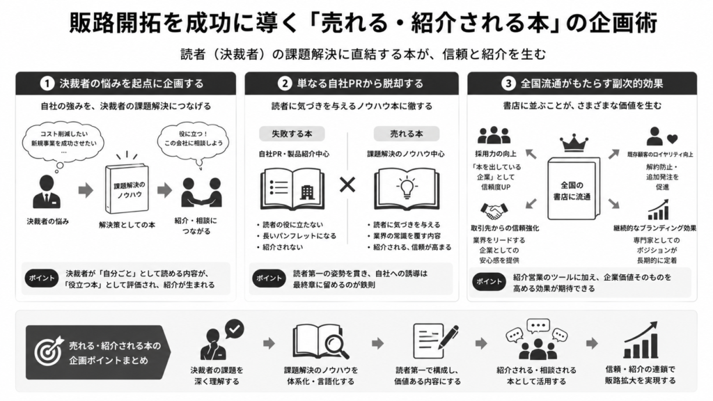 販路開拓を成功に導く「売れる・紹介される本」の企画術