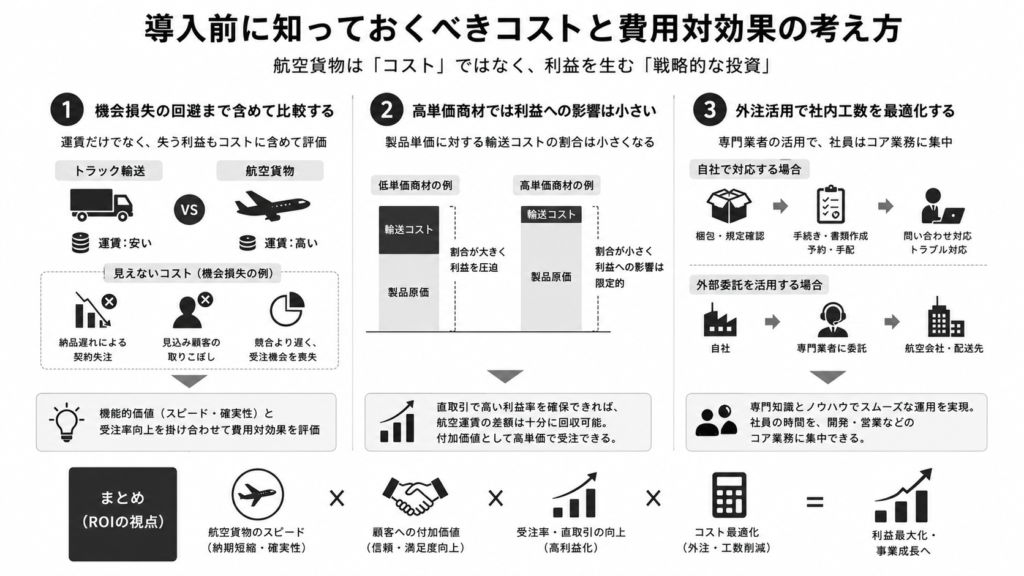 導入前に知っておくべきコストと費用対効果の考え方