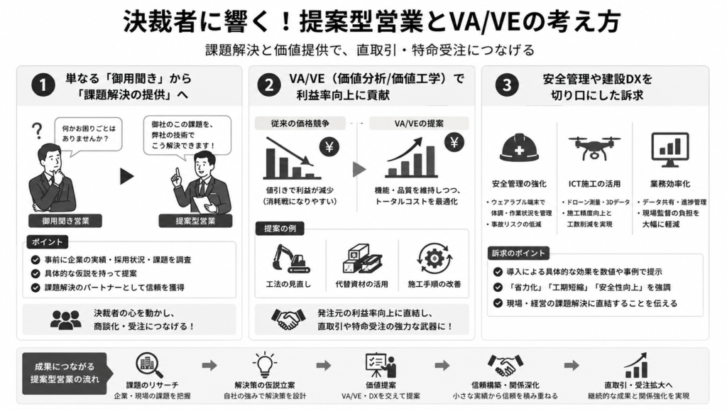 決裁者に響く!提案型営業とVA/VEの考え方