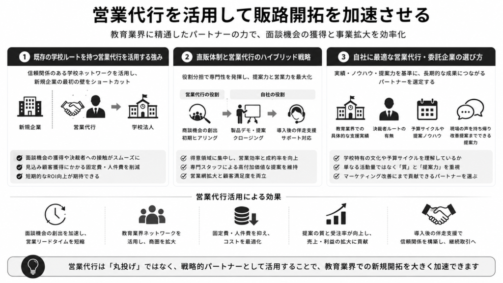 営業代行を活用して販路開拓を加速させる