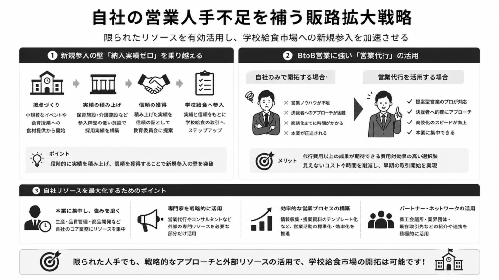 自社の営業人手不足を補う販路拡大戦略