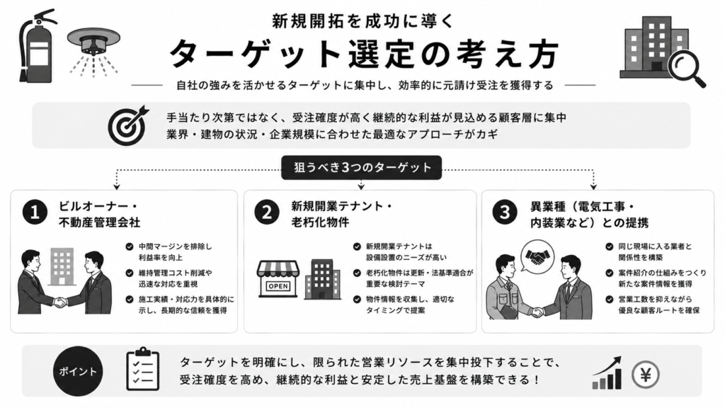 新規開拓を成功に導くターゲット選定の考え方