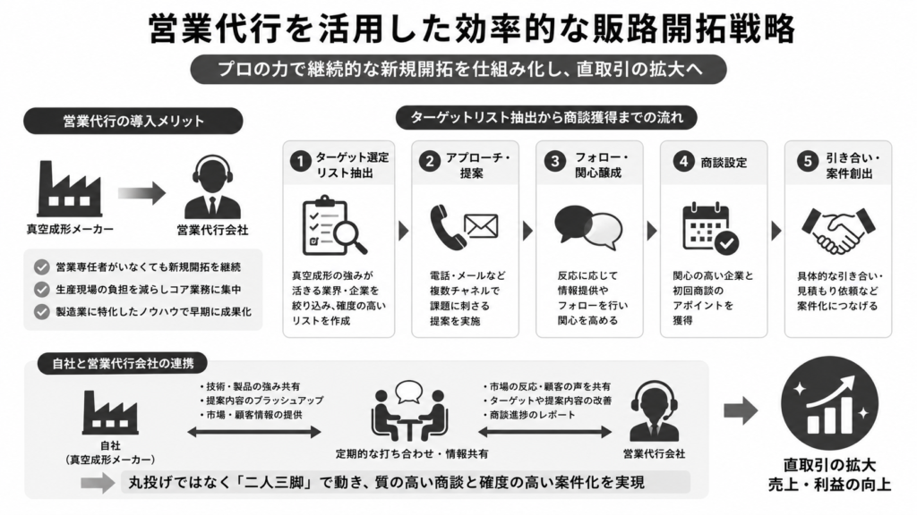 営業代行を活用した効率的な販路開拓戦略