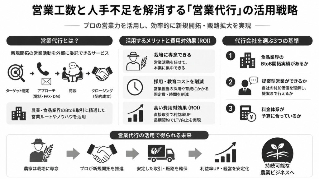 営業工数と人手不足を解消する「営業代行」の活用戦略