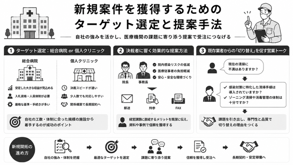 新規案件を獲得するためのターゲット選定と提案手法