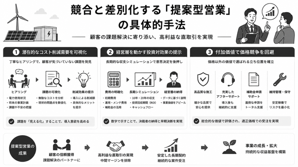 競合と差別化する「提案型営業」の具体的手法