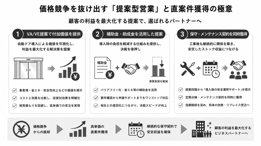 価格競争を抜け出す「提案型営業」と直案件獲得の極意