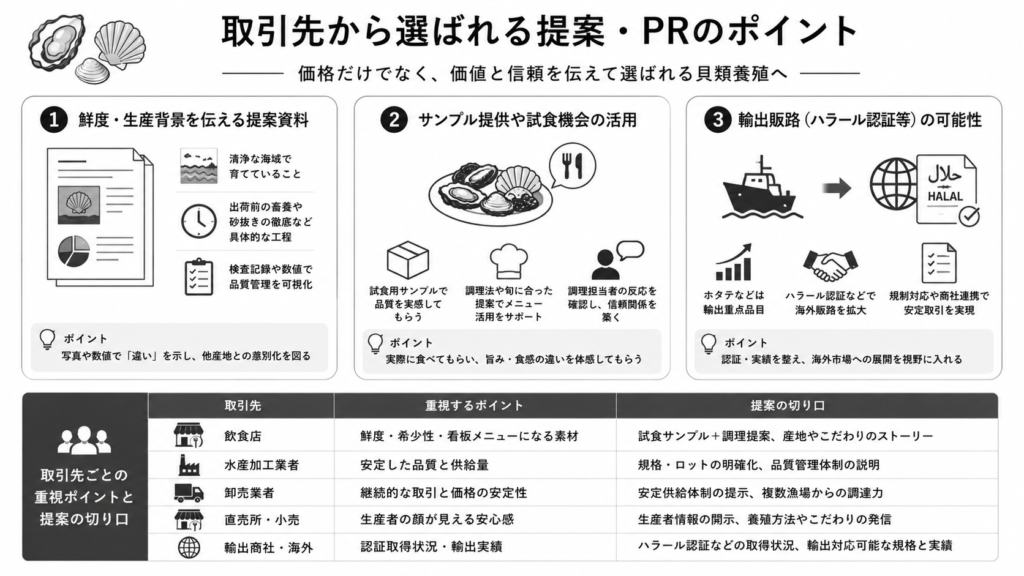 取引先から選ばれる提案・PRのポイント