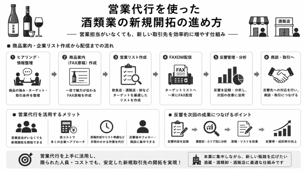 新規の取引先に選ばれる酒類事業者の条件